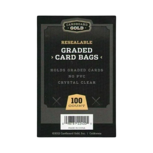 Cardboard Gold Graded Card Bags