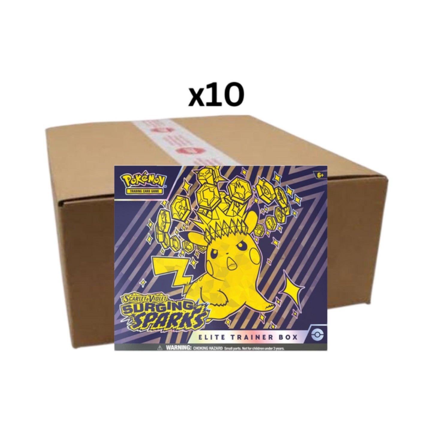 PRE-ORDER Surging Sparks Elite Trainer Box Case 11/8/24