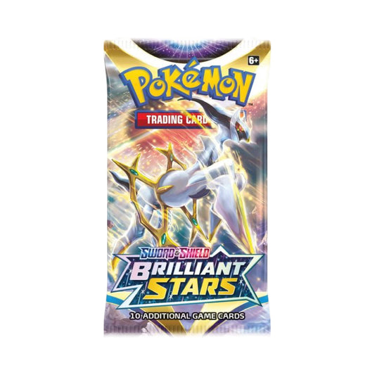 Brilliant Stars Booster Pack Pokémon Trading Card Game.